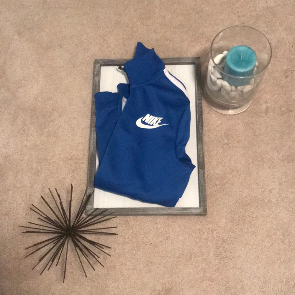 Men’s Blue Nike Track Jacket - Picture 2 of 8